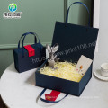 Custom Elegant Carton Box Cardboard Packaging Rigid Box Paper Gift Box with Handle